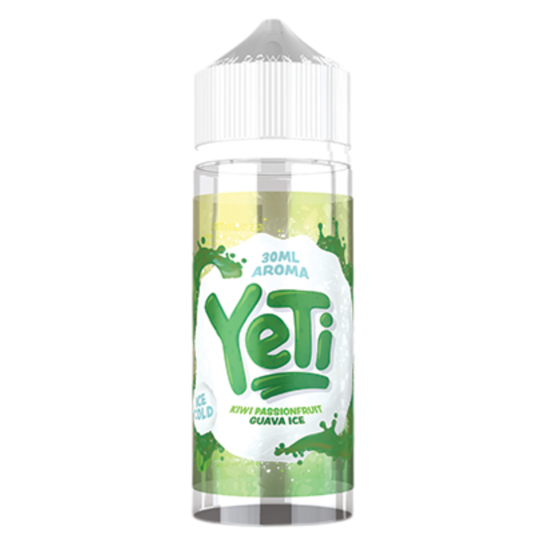 Yeti - Kiwi Passionfruit Guava Ice Freebase Flavour Shots 120ml