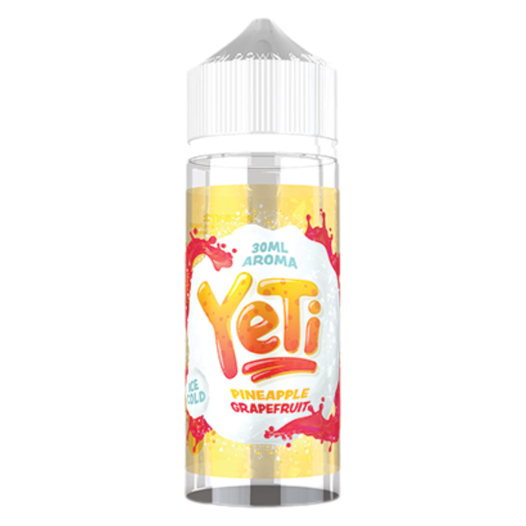 Yeti - Pineapple Grapefruit Freebase Flavour Shots 120ml