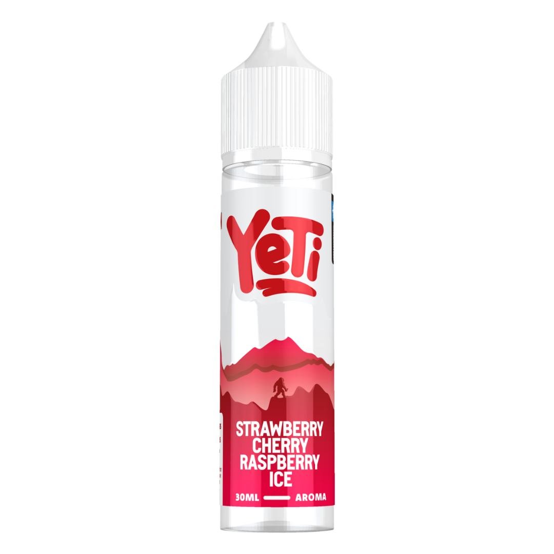 Yeti - Strawberry Cherry Raspberry Ice MTL / Salts Flavour Shots 60ml